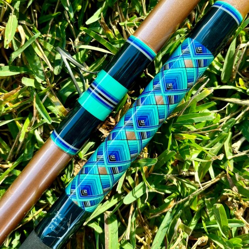 CTS SVU1303-2 Rose Gold with Dark Teal, Light Teal, Shades of Blue and Gray Thread (Shippable)