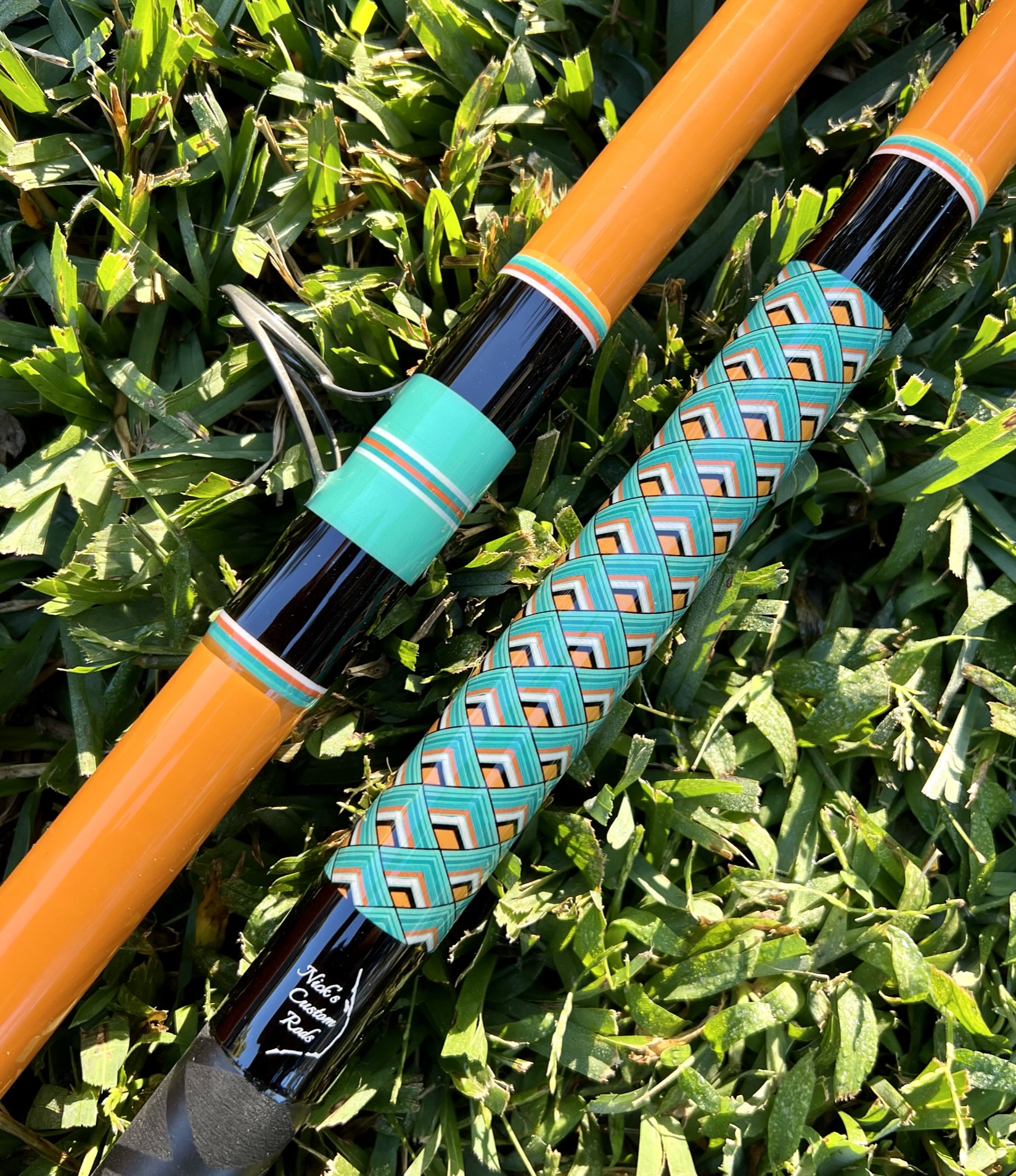 CTS SVU1305L-2 Tennessee Orange with Teal, Black and White Thread