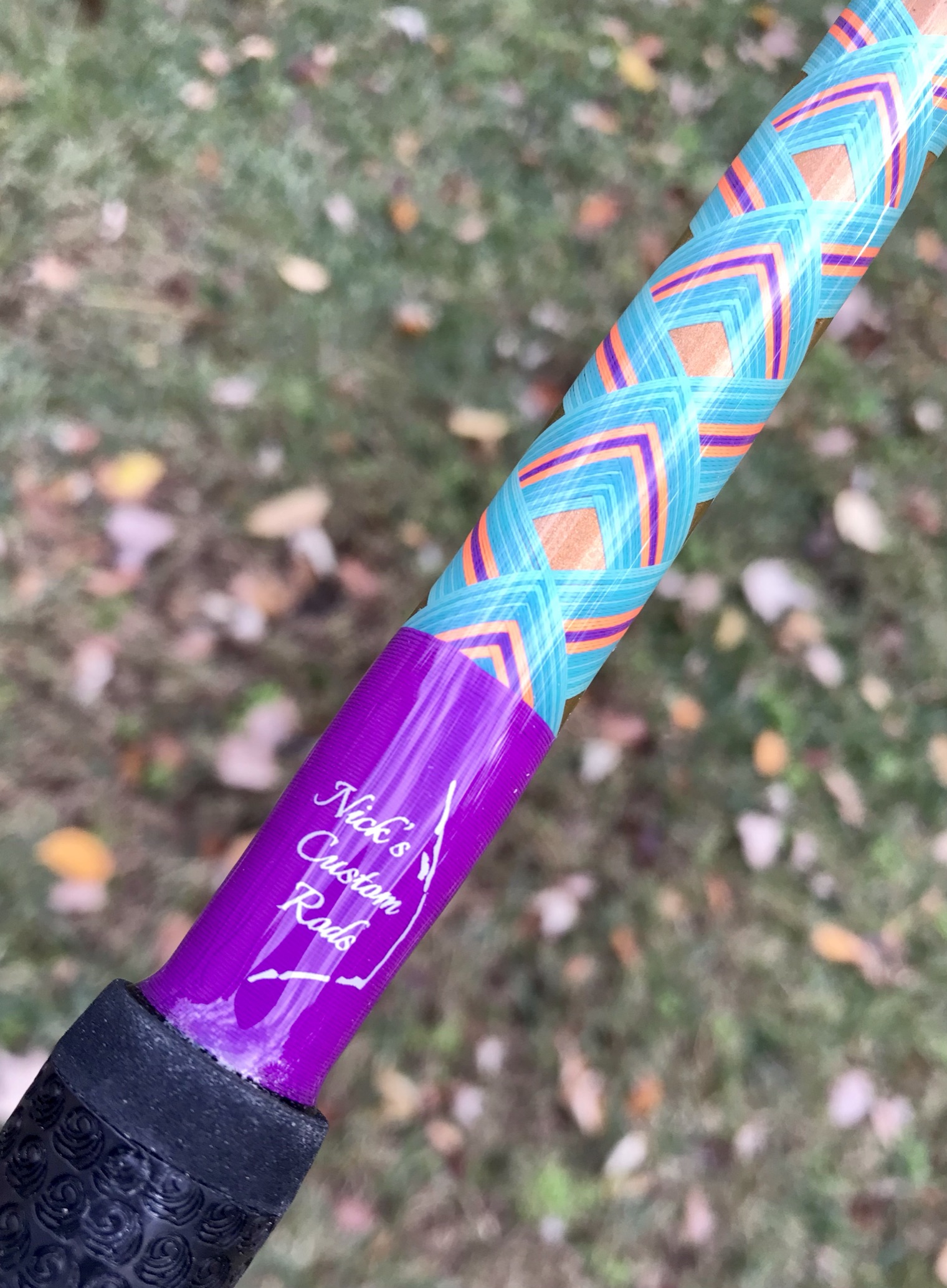CTS Vapor Trail VT1102-2 Dragon with Shades of Teal, Purple and Orange  Threads (Shippable)