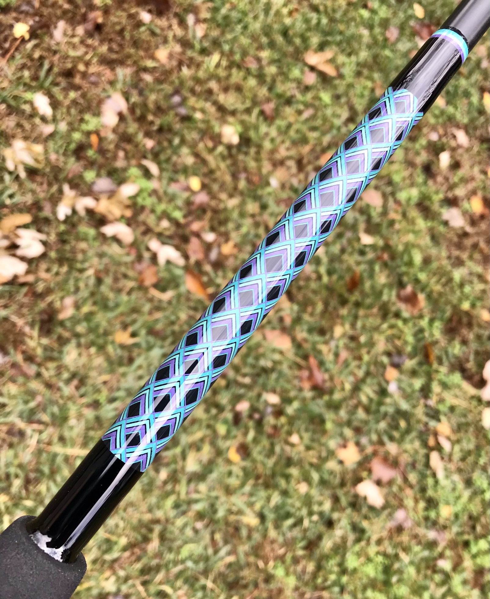 Rainshadow REVM710MH with Shades of Teal, Purple and Black Threads  (Shippable)