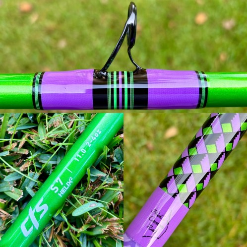 CTS SV1102-2 Mamba with Purple, Black and Green Threads (Shippable)